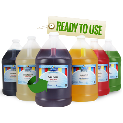 Special! 12 Gallons Of Snow Cone Syrup 1 Half Price Plus Free Shipping